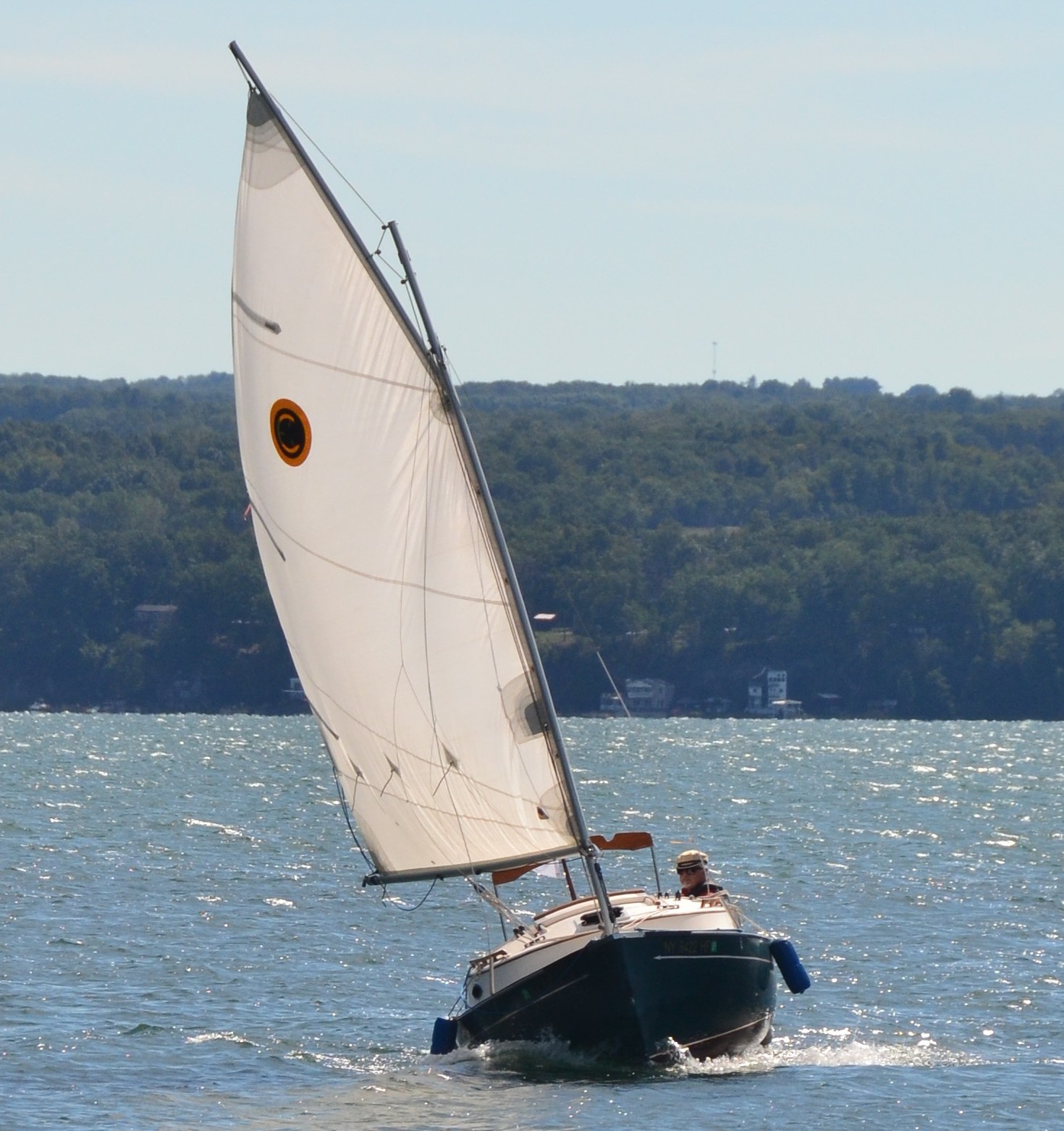 Jim on
              sailboat