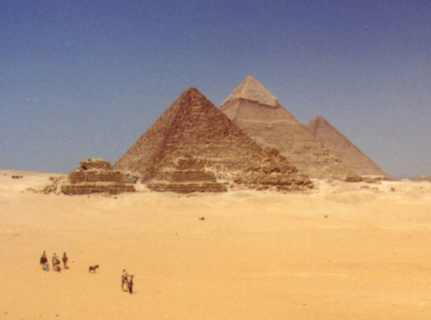 Pyramids at Giza in Egypt